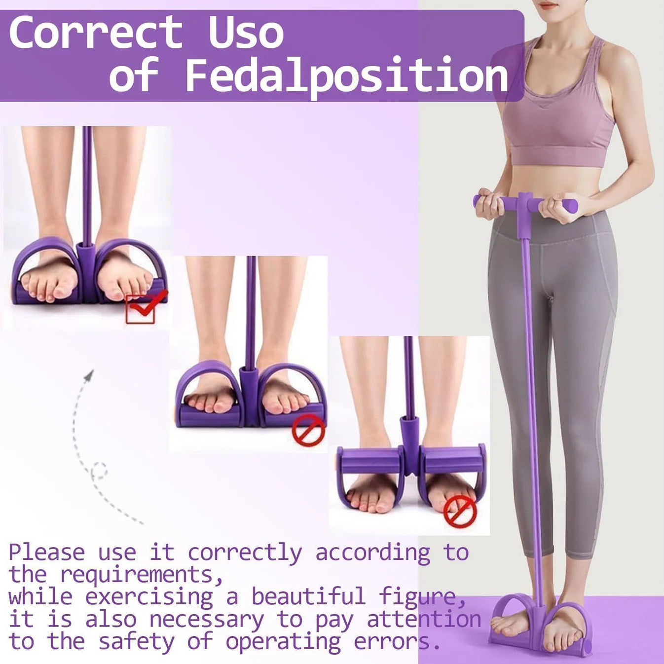Multifunctional Pedal Resistance band