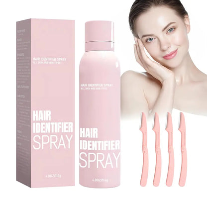 🌙 Hair Identifier Dermaplaning Spray + 4 FREE RAZOR SET ✨