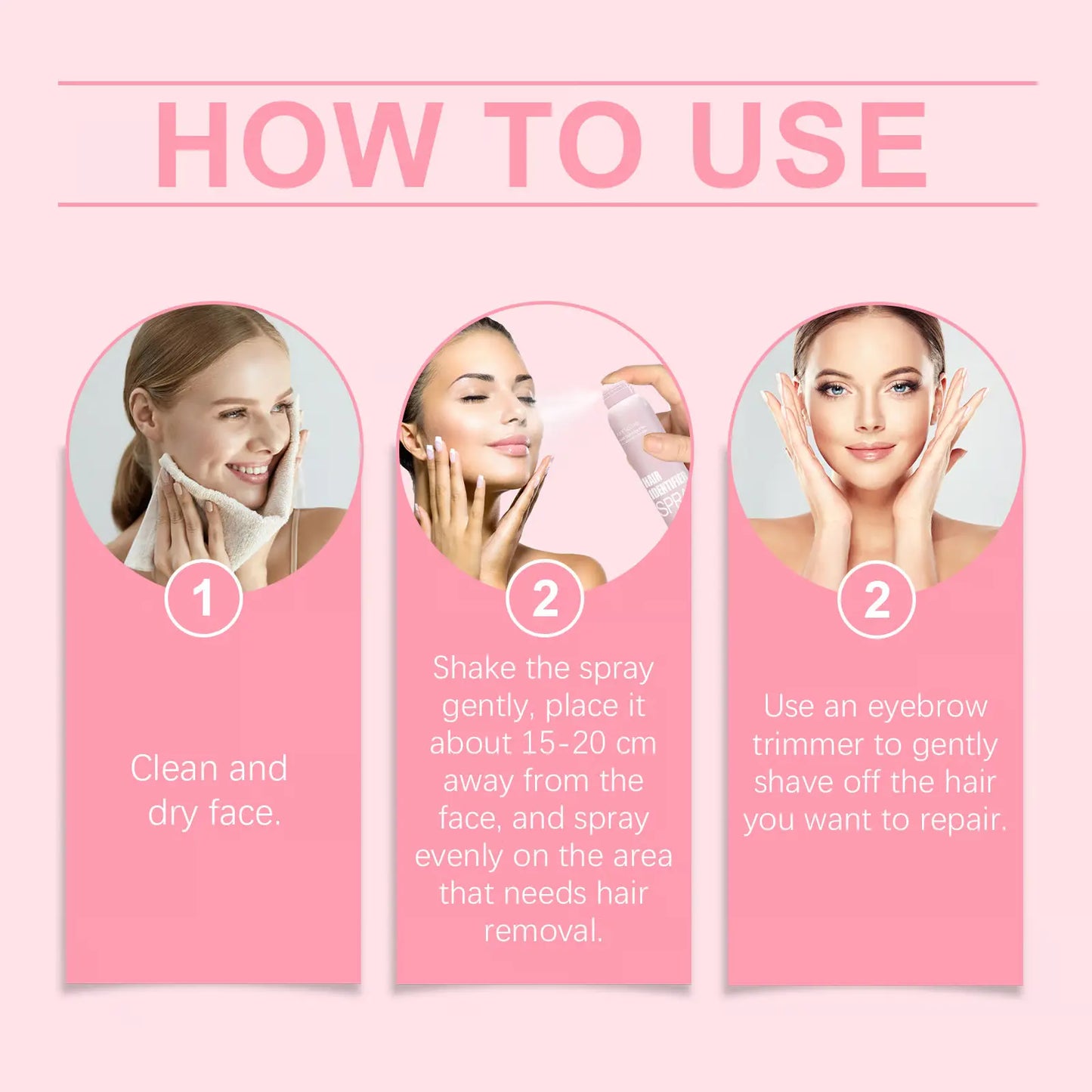 🌙 Hair Identifier Dermaplaning Spray + 4 FREE RAZOR SET ✨