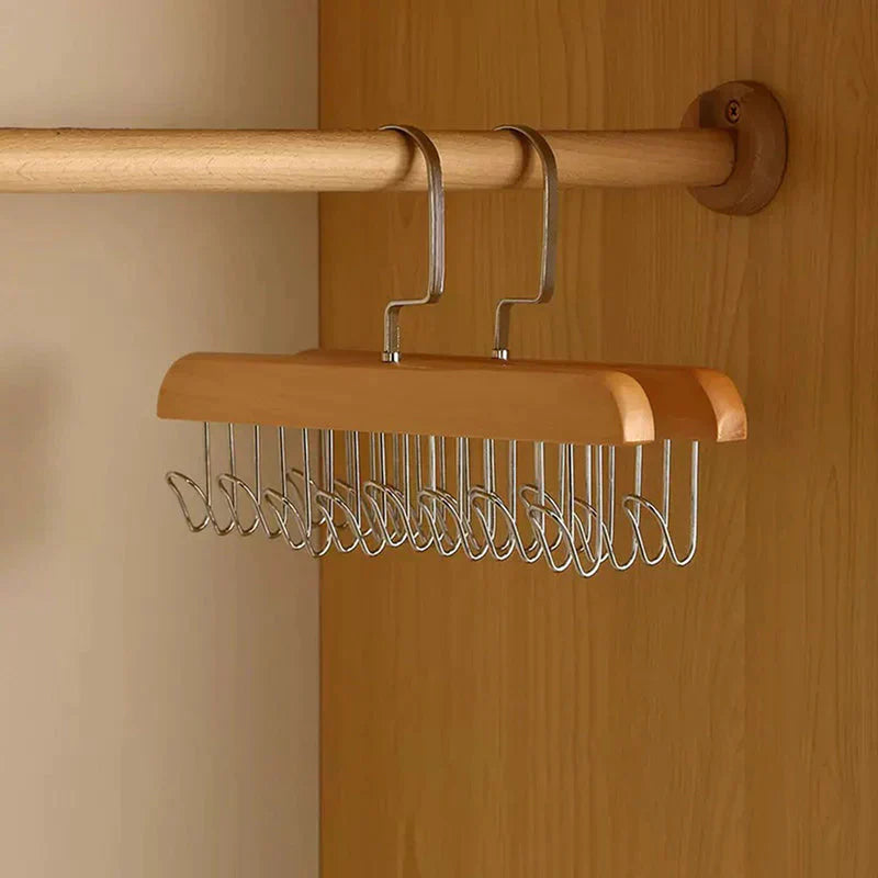 PREMIUM WOODEN Multi Hook Coat Rack ® (High Quality & Durable)