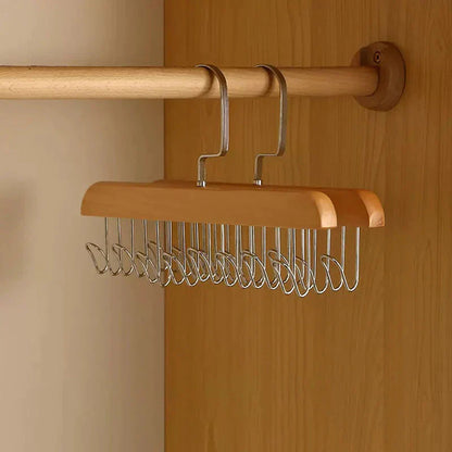 PREMIUM WOODEN Multi Hook Coat Rack ® (High Quality & Durable)