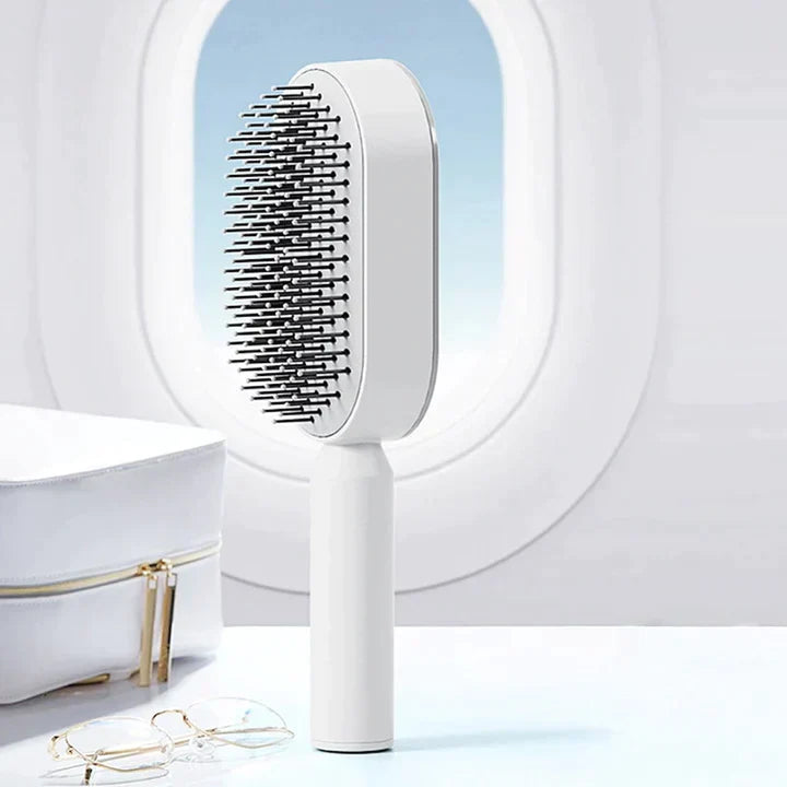 Self Cleaning Hair Brush for Women (3D Air Cushion & Premium Quality )
