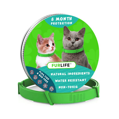 FurLife™ - 8 Months Flea and Tick Collar for Cats
