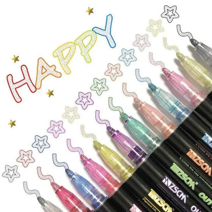 Marker Pen for Highlight [12 COLORS]