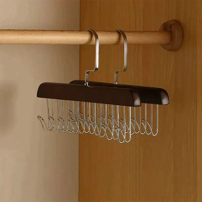 PREMIUM WOODEN Multi Hook Coat Rack ® (High Quality & Durable)