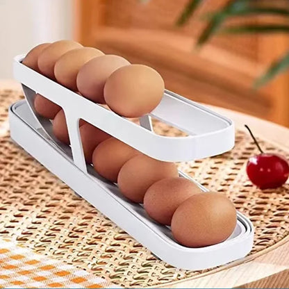 Auto Egg Rack [ HIGH QUALITY & ROBUST ] - WHITE