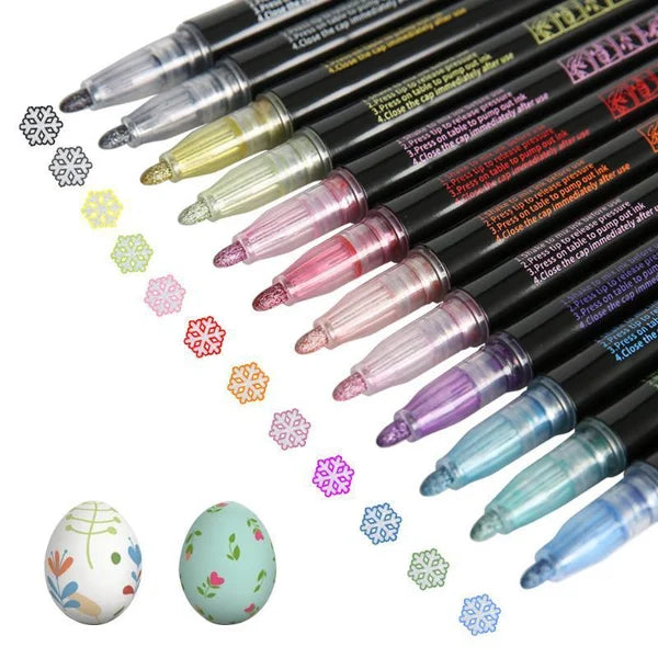 Marker Pen for Highlight [12 COLORS]