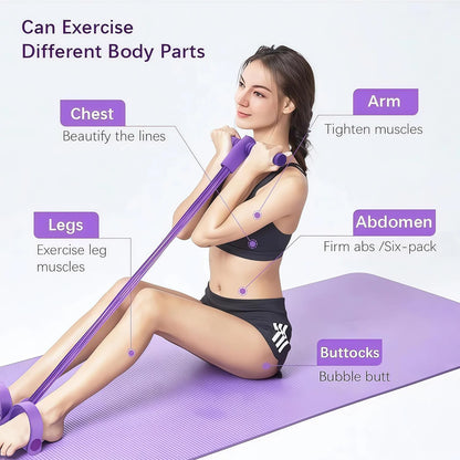 Multifunctional Pedal Resistance band