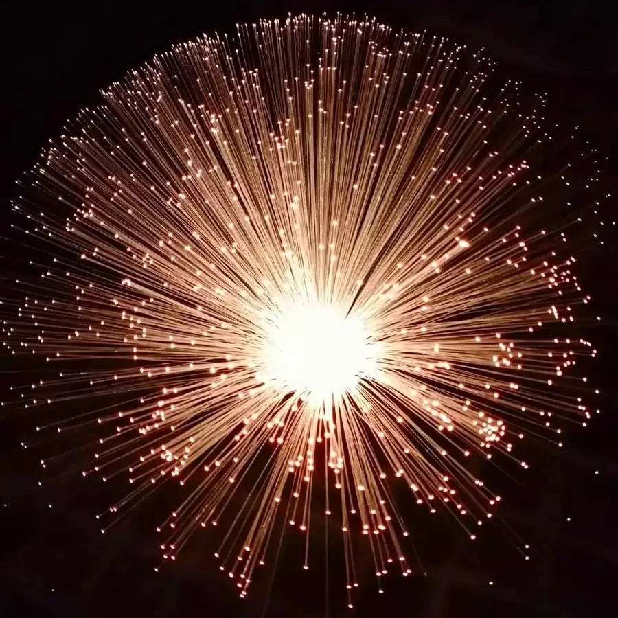 Crystal Base Fiber  Heart Lamp
