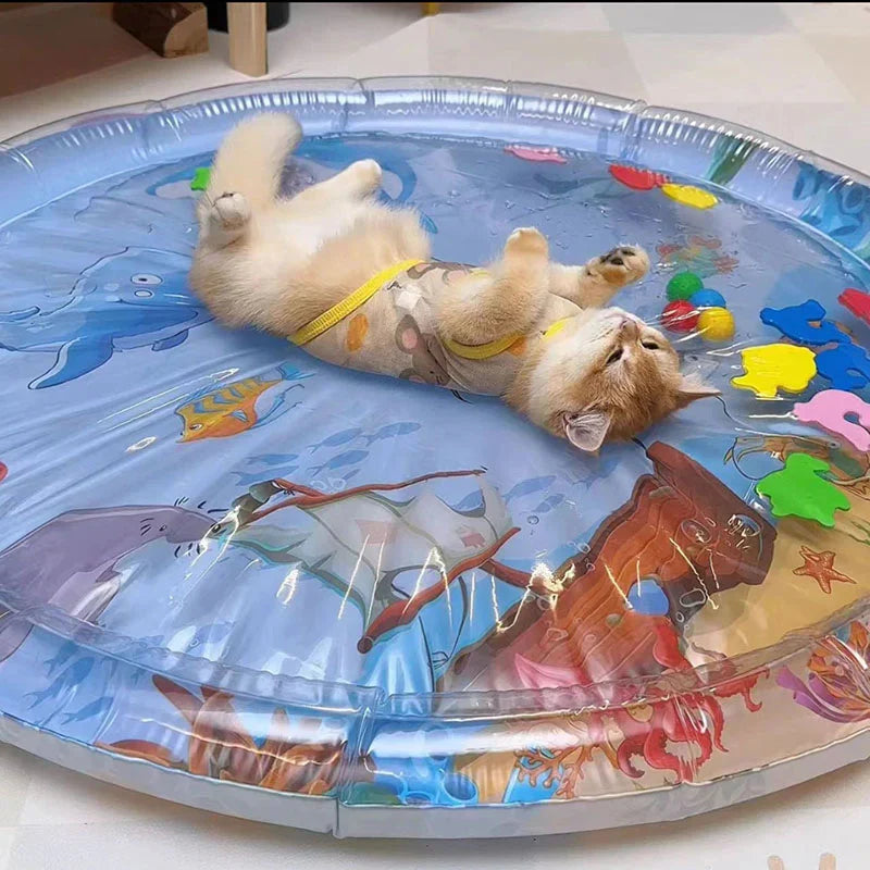 Cat Inflatable Water MAT - [ Nail Scratch Resistant]