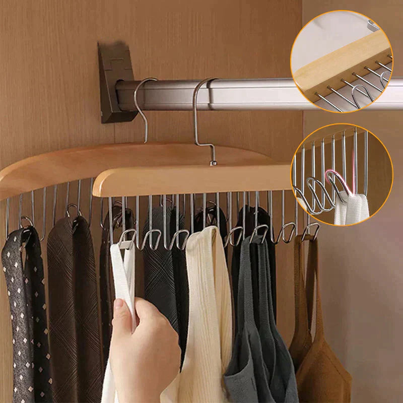 PREMIUM WOODEN Multi Hook Coat Rack ® (High Quality & Durable)