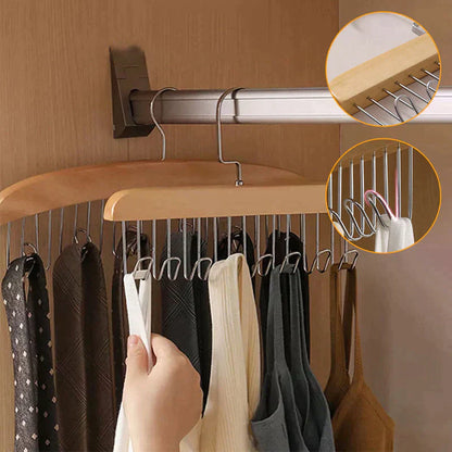 PREMIUM WOODEN Multi Hook Coat Rack ® (High Quality & Durable)