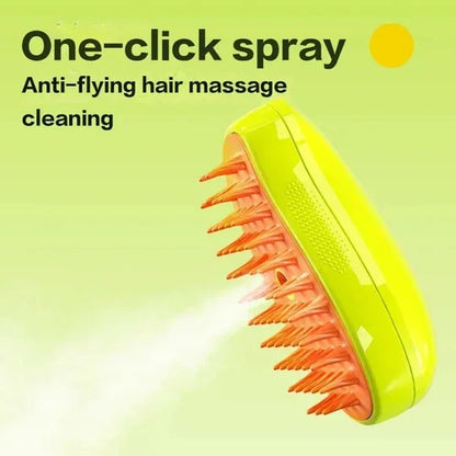 Steamy 3 in 1 Pet Hair Brush