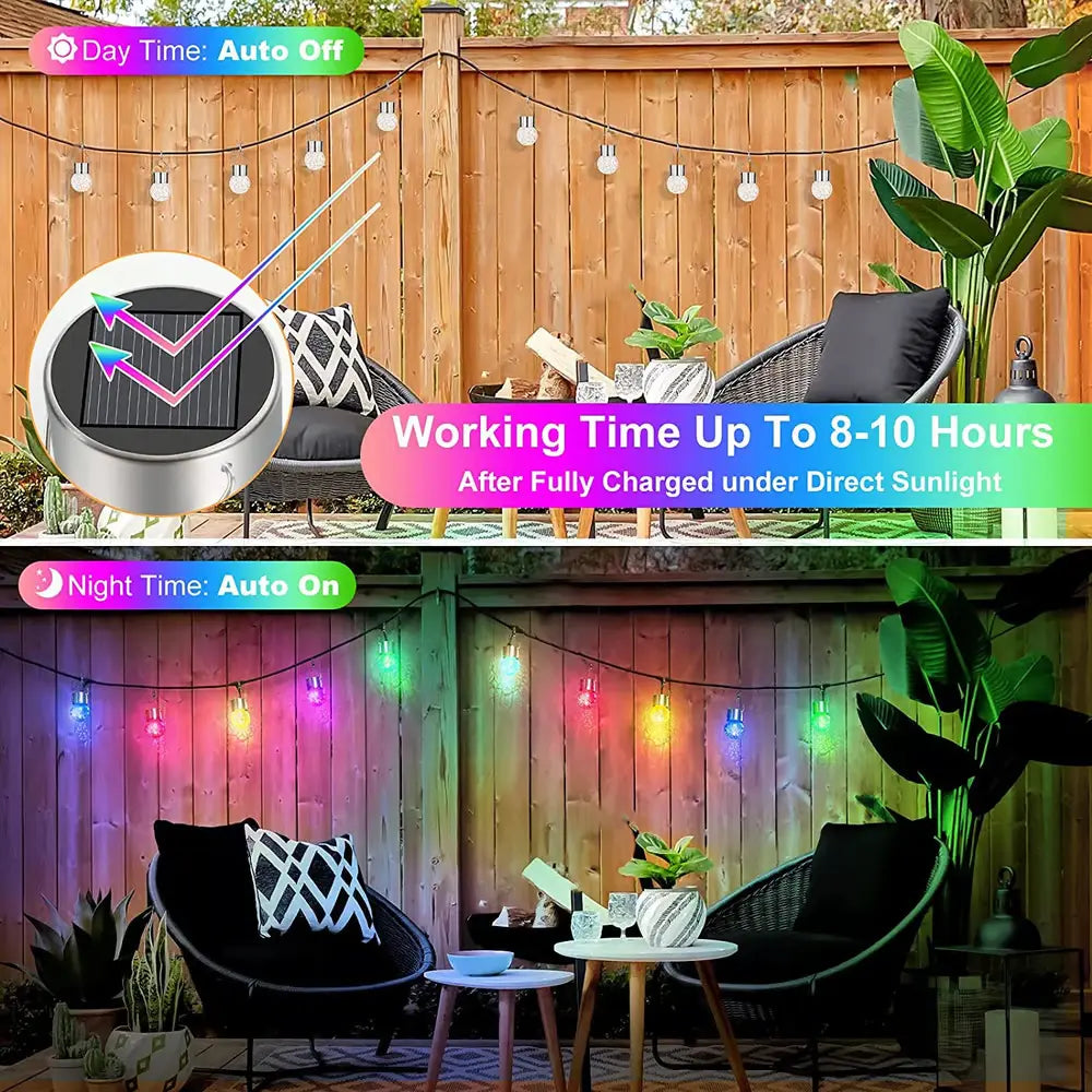 ✨ Hanging Solar Lantern 🏮 [Multicolor Modes]
