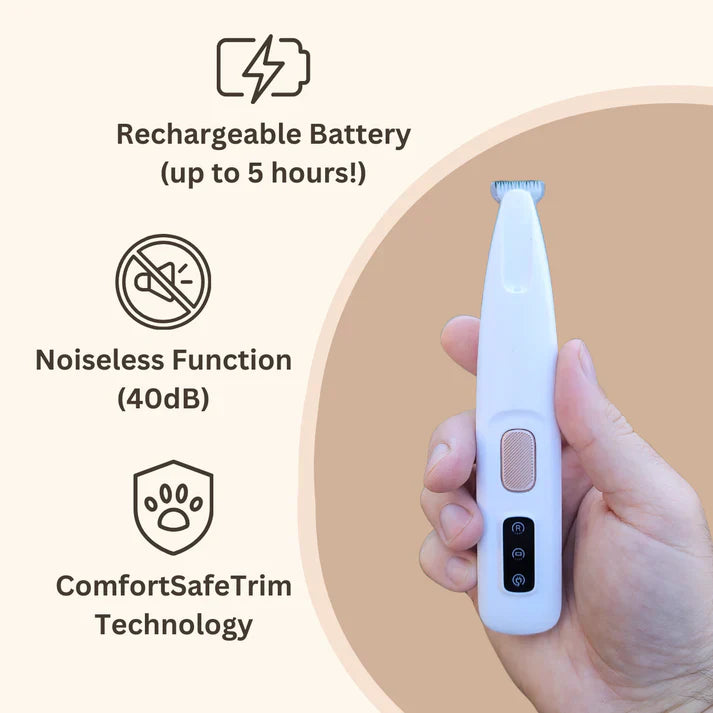Jango Paws™ Noiseless Pet Hair trimmer