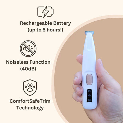 Jango Paws™ Noiseless Pet Hair trimmer