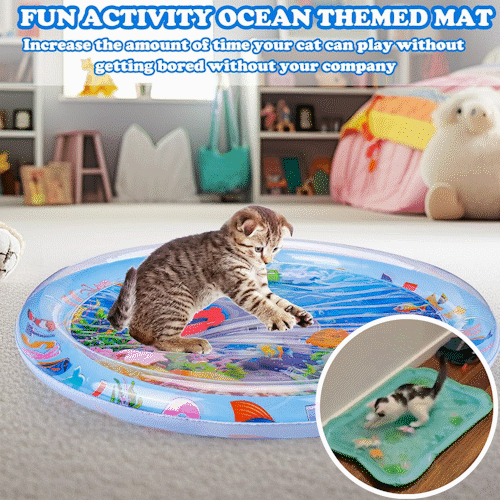 Cat Inflatable Water MAT - [ Nail Scratch Resistant]