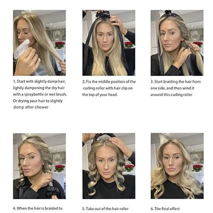 Luxinsly™ Satin Heatless Hair Curler with Scrunchies