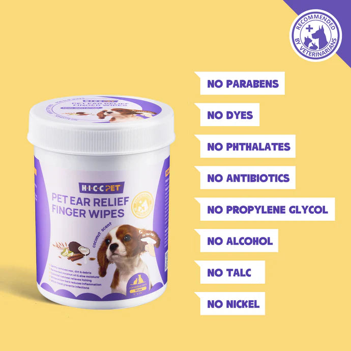 HICC Pet™ Pet Ear Wipes [CAT & DOG] - 50 Pcs