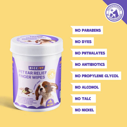 HICC Pet™ Pet Ear Wipes [CAT & DOG] - 50 Pcs