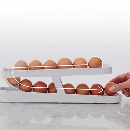 Auto Egg Rack [ HIGH QUALITY & ROBUST ] - WHITE