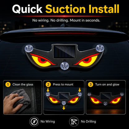 Demz™  Solar Devils Eyes Light for car