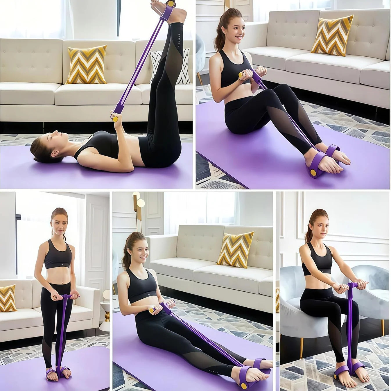 Multifunctional Pedal Resistance band