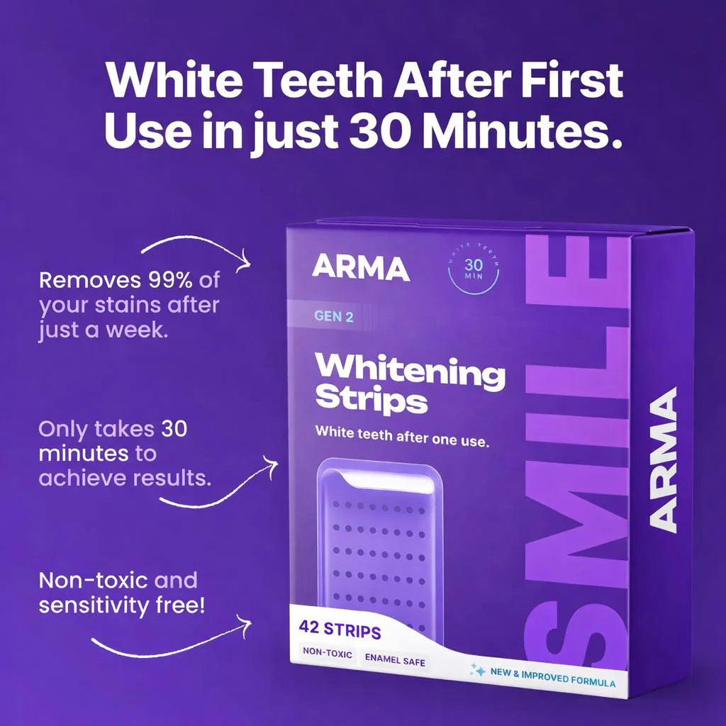 ARMA - Purple Teeth Whitening Strips