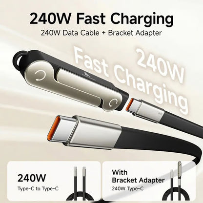 240W Super Fast Charging° Rotating Invisible Stand