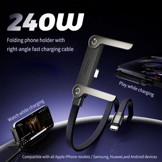 240W Fast Charging Data Cable for iPhone/Android/Tablets