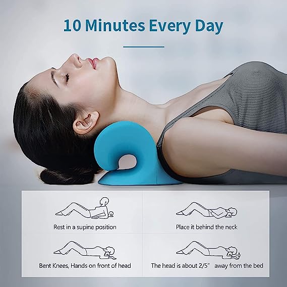 Neck and Shoulder Relaxer for Pain Relief & Cervical Spine Alignment