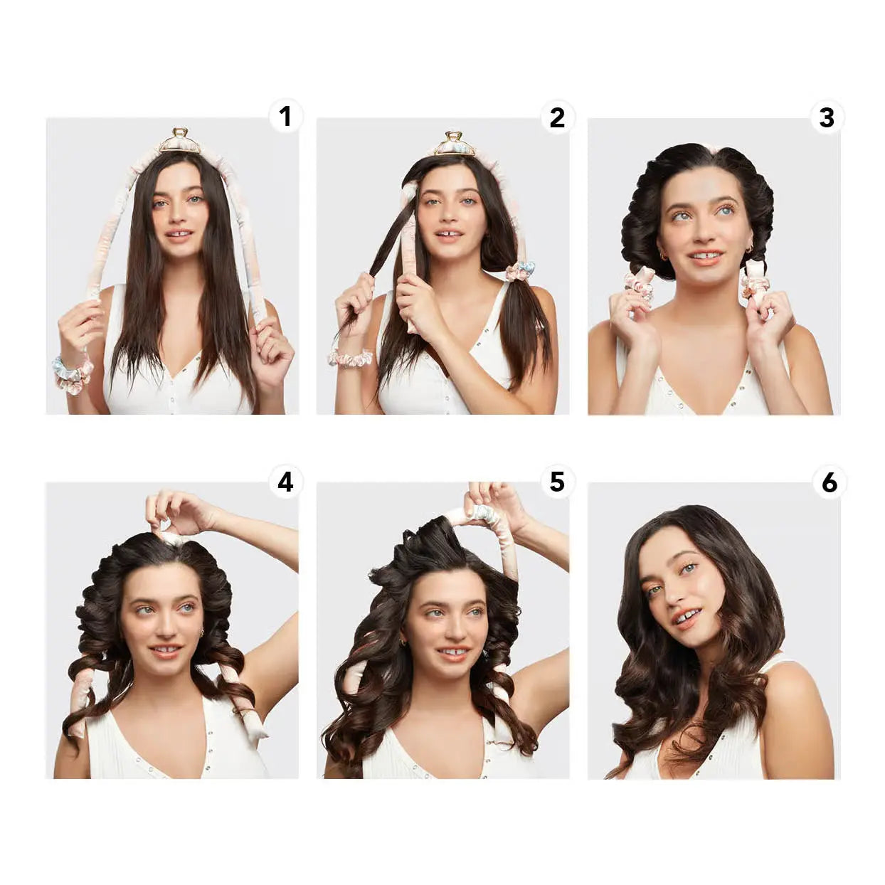 Luxinsly™ Satin Heatless Hair Curler with Scrunchies