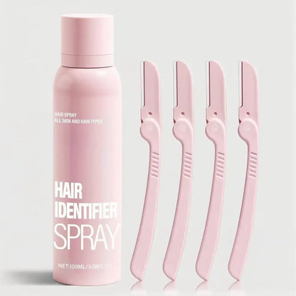 🌙 Hair Identifier Dermaplaning Spray + 4 FREE RAZOR SET ✨