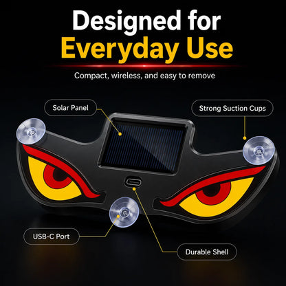 Demz™  Solar Devils Eyes Light for car