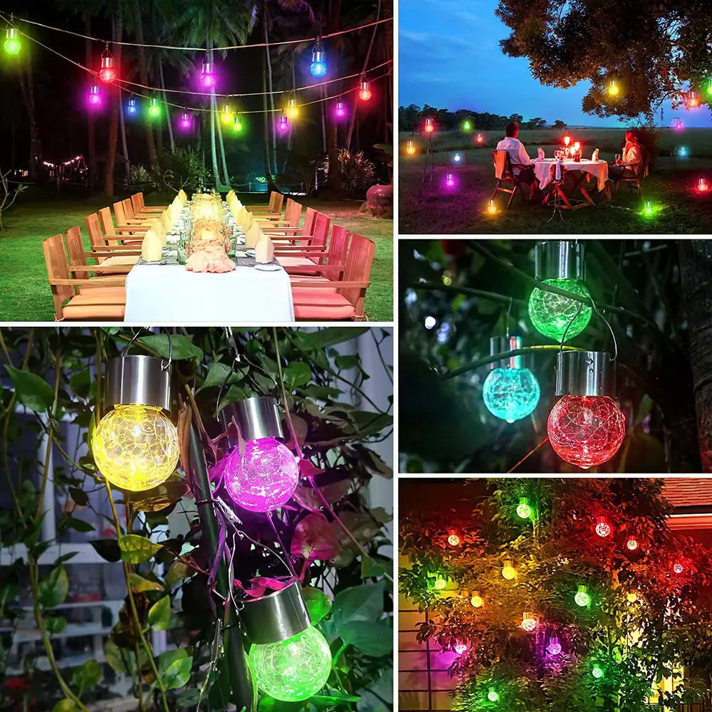 ✨ Hanging Solar Lantern 🏮 [Multicolor Modes]