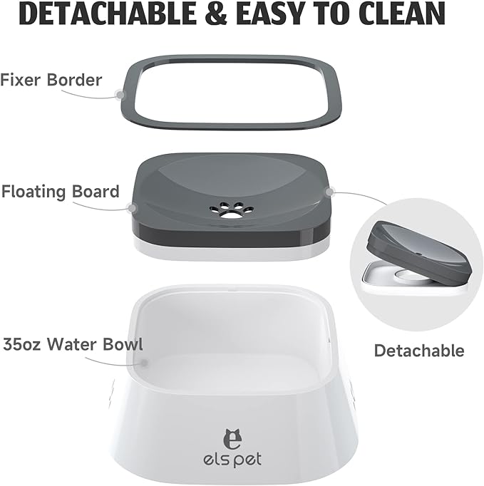 ELSPET™ Pet Water Bowl [1.5 Litre]