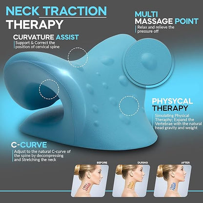Neck and Shoulder Relaxer for Pain Relief & Cervical Spine Alignment