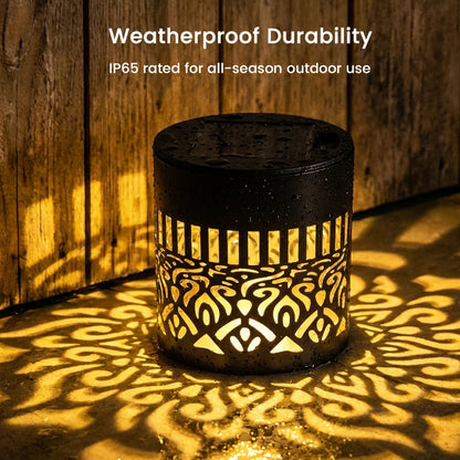 Solar Mandala Light – Stunning Pattern Projection- IP65 Waterproof- Auto On/Off