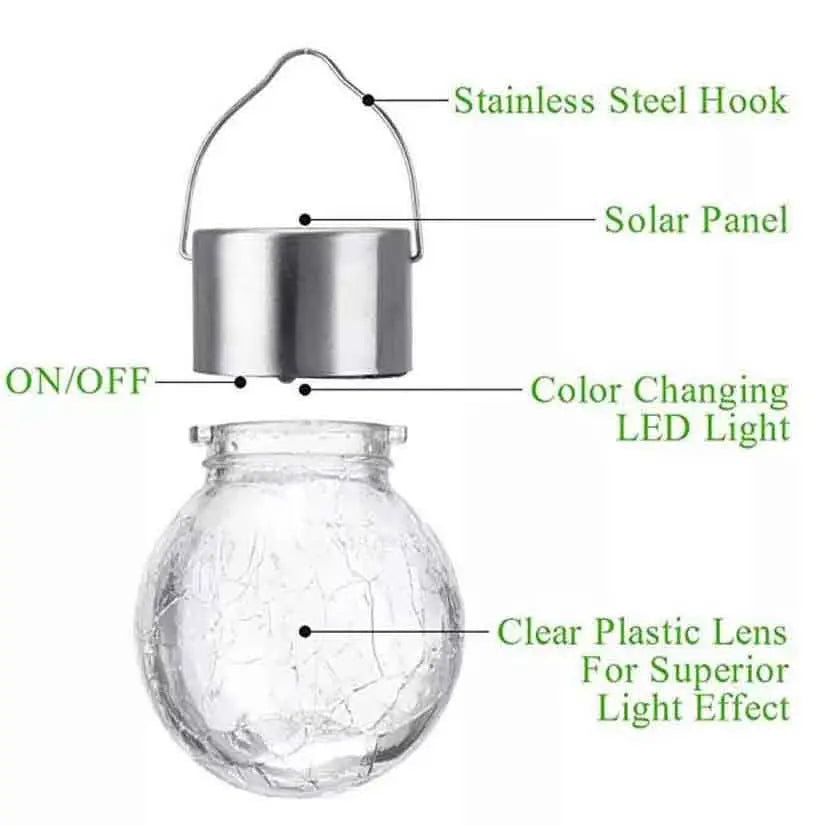 ✨ Hanging Solar Lantern 🏮 [Multicolor Modes]