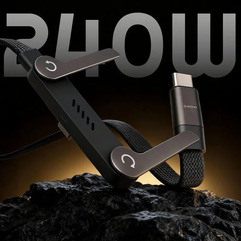 240W Fast Charging Data Cable for iPhone/Android/Tablets