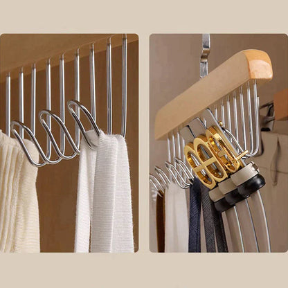 PREMIUM WOODEN Multi Hook Coat Rack ® (High Quality & Durable)