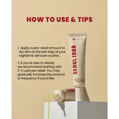 [KSECRET] SEOUL 1988 Eye Cream : Retinal Liposome 4% + Fermented Bean