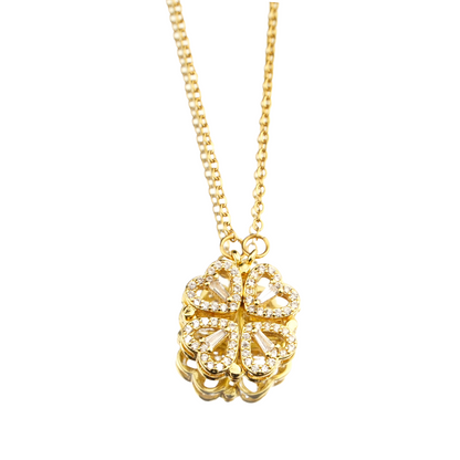 Heart Locket™ Four Leaf Clover Eternal Love Necklace