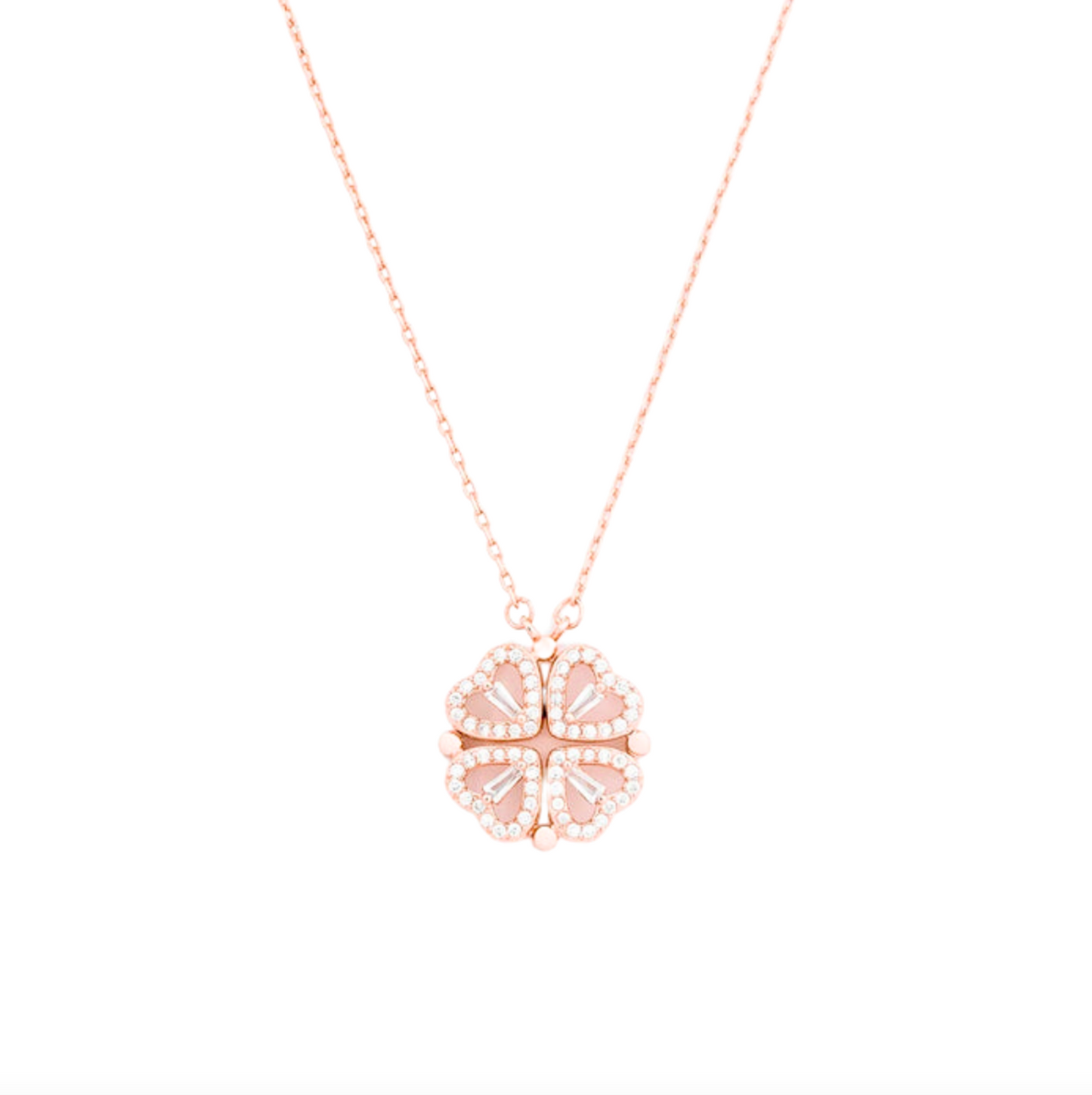 Heart Locket™ Four Leaf Clover Eternal Love Necklace